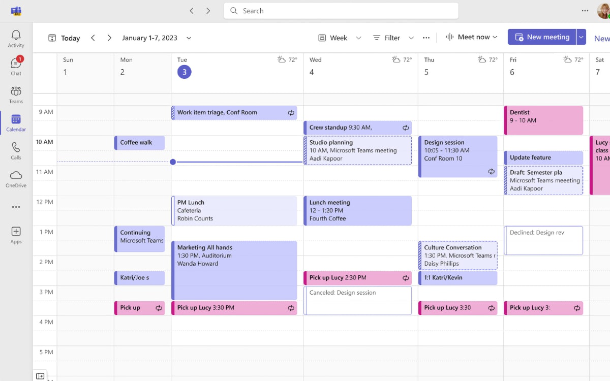 Neue Kalender-Funktion bringt Outlook-Integration und erweiterte Funktionen