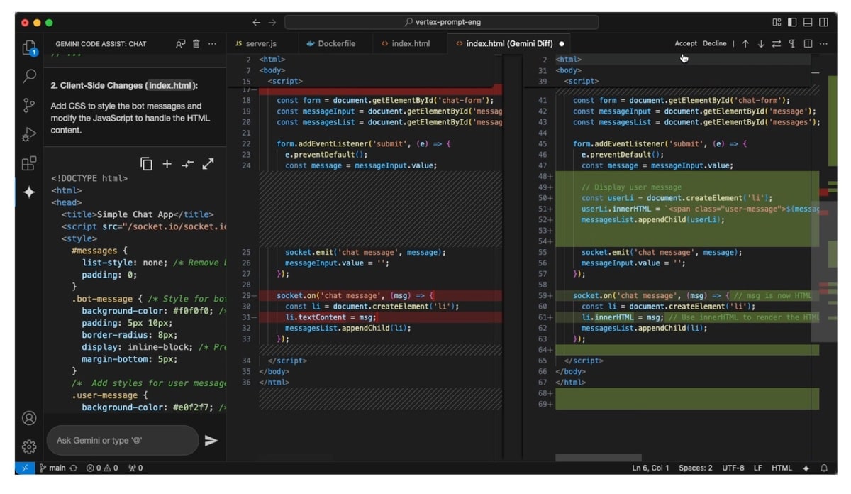 Google Gemini Code Assist kostenlos nutzbar